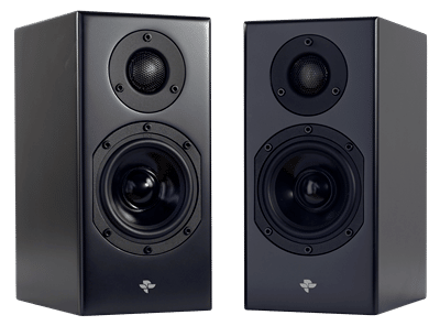 Totem Acoustic Kin Monitor Bookshelf Speaker Colour Satin Black Pair (Open Box Mint)