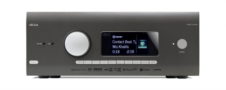 Arcam AVR20 Classe AB Récepteur Audio-Video décodage 16 canaux avec Apple AirPlay® 2 And Chromecast Intégré