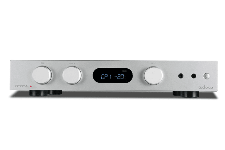 Audiolab 6000A Stereo Integrated Amplifier with Bluetooth® and Built-in High-performance DAC (Silver)