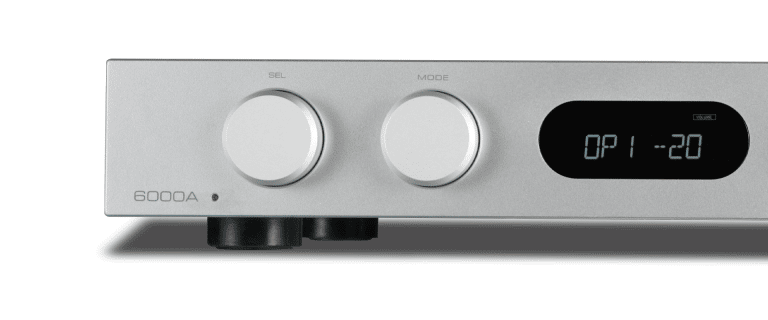 Audiolab 6000A Stereo Integrated Amplifier with Bluetooth® and Built-in High-performance DAC (Silver)