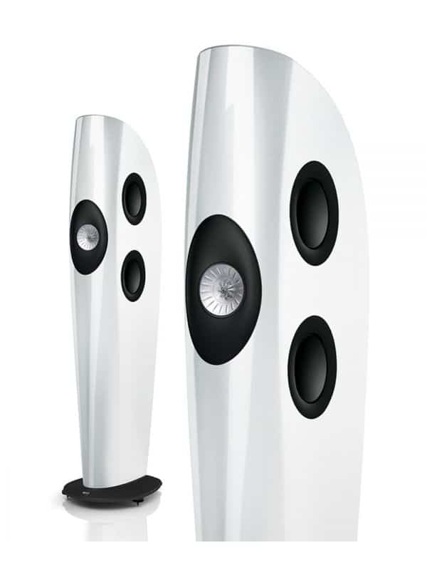 KEF Uni-Q® Ultra Hi-Fi Floorstanding Tower Speakers Color White (Blade Two)