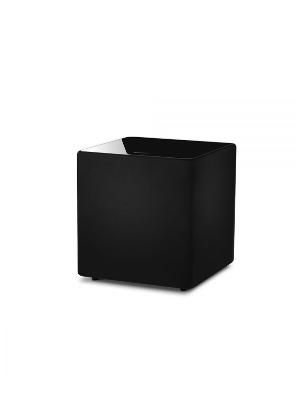 KEF 10 Po Caisson de Basses Amplifié Couleur Noir Lustré (Kube 10)