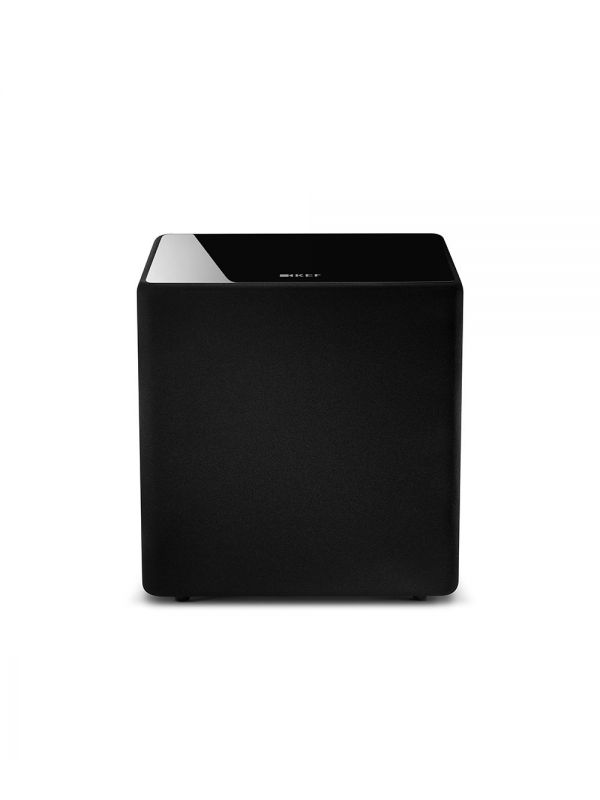 KEF 10 Po Caisson de Basses Amplifié Couleur Noir Lustré (Kube 10)