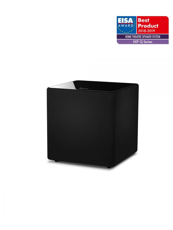 KEF 12 Po Caisson de Basses Amplifié Couleur Noir Lustré (Kube 12)