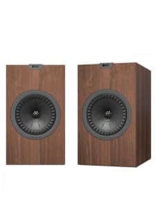 KEF Uni-Q Mid-Sized Bookshelf Speakers Colour European Walnut (Q350)