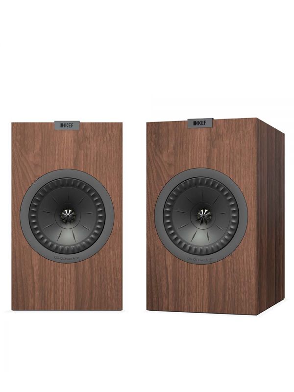 KEF Q350: Mid-Sized Bookshelf Speakers (Walnut)