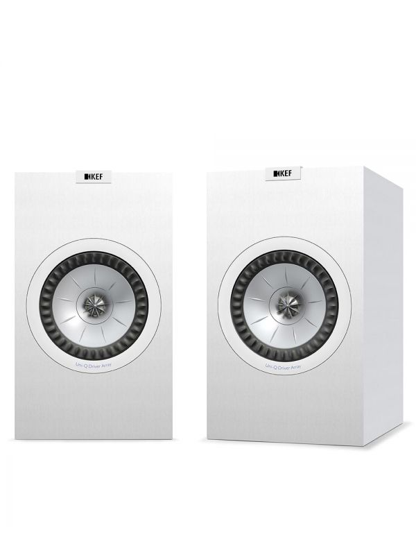 KEF Uni-Q® Mid-Sized Bookshelf Speakers Colour Satin White (Q350)