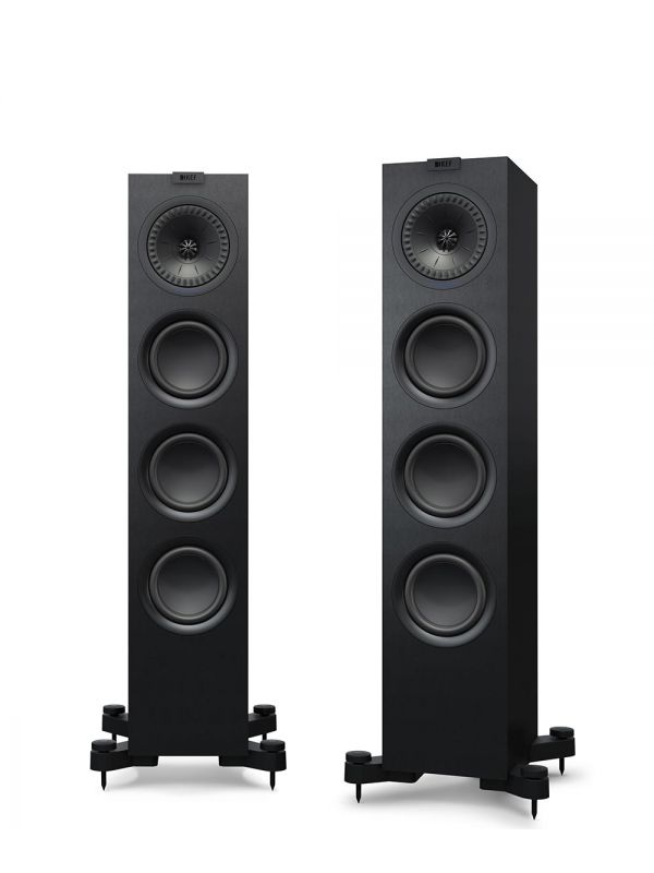 KEF Uni-Q® Haut-Parleurs Colonnes / Tours Compactes Couleur Satin Noir (Q550)