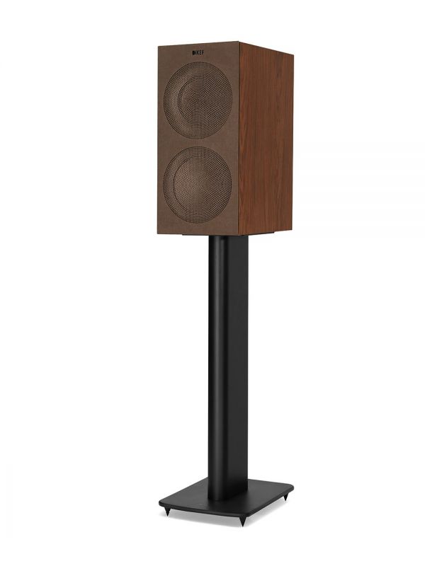 KEF Uni-Q® Haut-Parleurs Étagères Sur Pieds Couleur Noyer (R3) Demo(VENTE FINALE)