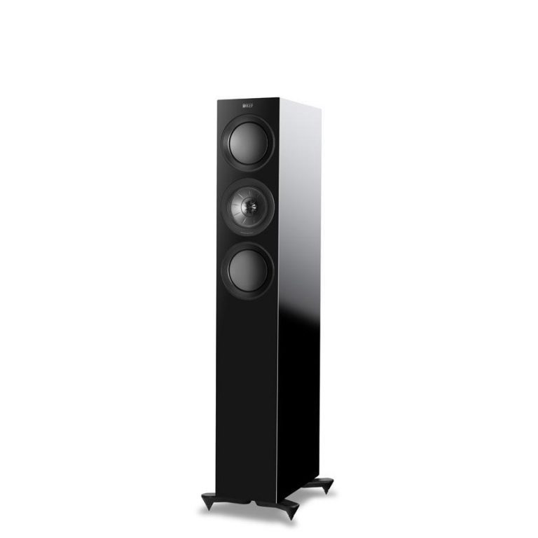 KEF Uni-Q® Haut-Parleurs Colonnes / Tours Couleur Noir Brillant (R5)(VENTE FINALE)