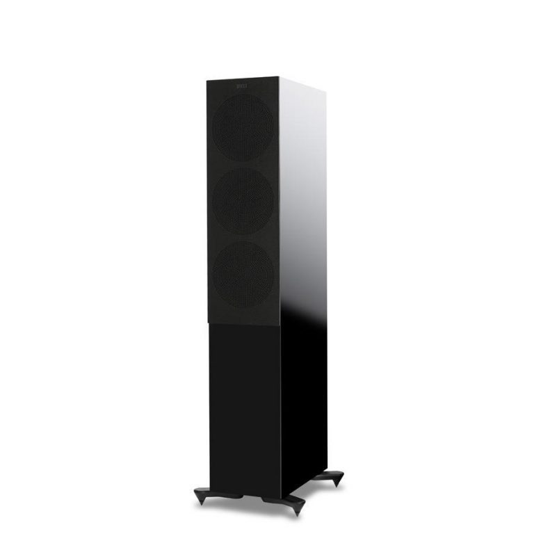 KEF Uni-Q® Mid-sized Floorstanding Tower Speakers Color Gloss Black (R7)(FINAL SALE)