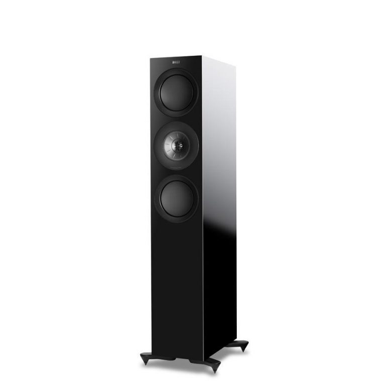 KEF Uni-Q® Mid-sized Floorstanding Tower Speakers Color Gloss Black (R7)(FINAL SALE)