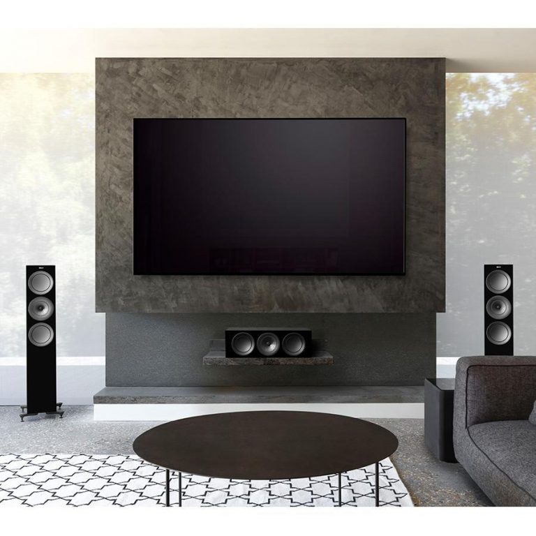 KEF Uni-Q® Haut-Parleurs Colonnes / Tours Taille Moyenne Couleur Noir Brillant (R7)(VENTE FINALE)