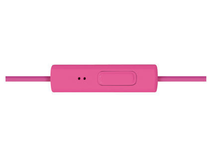 Panasonic Écouteurs Filaire Intra-auriculaires ErgoFit avec Micro + Contrôleur Rose (RP-TCM125)