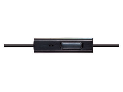 Panasonic Écouteurs Filaire Intra-auriculaires ErgoFit avec Micro + Contrôleur Noir (RP-TCM125)