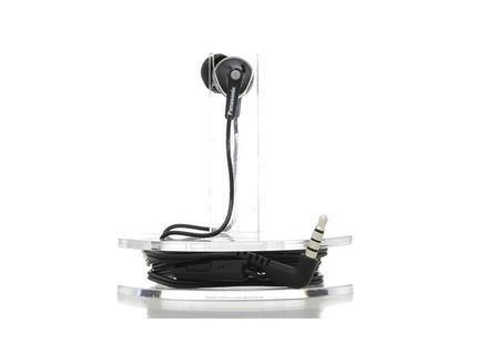 Panasonic Écouteurs Filaire Intra-auriculaires ErgoFit avec Micro + Contrôleur Noir (RP-TCM125)