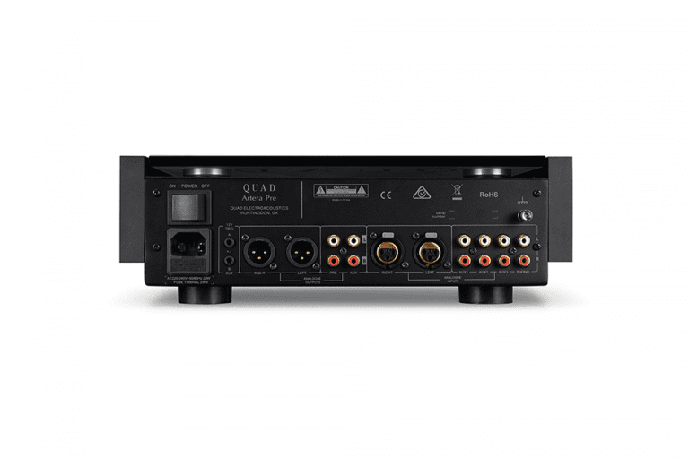 Quad Artera Pre Analog Préamplificateur Noir Avec Filtre Audio Incliné