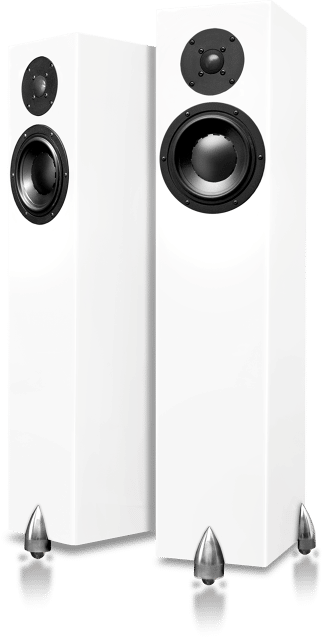 Totem Acoustic Forest Tower Speaker Colour Satin White (Pair)