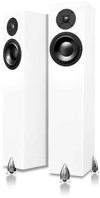 Totem Acoustic Forest Tower Speaker Colour Satin White