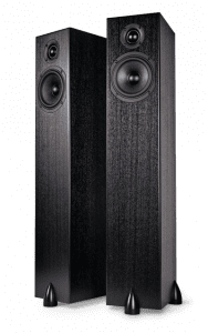 Totem Acoustic Sky Tower Haut-Parleur Couleur Satin Noir « Fait au Canada » (Paire)