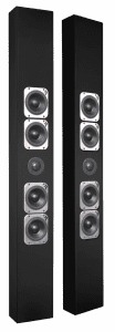 Totem Acoustic On-Wall Speaker Color Satin Black / Each (Tribe5)