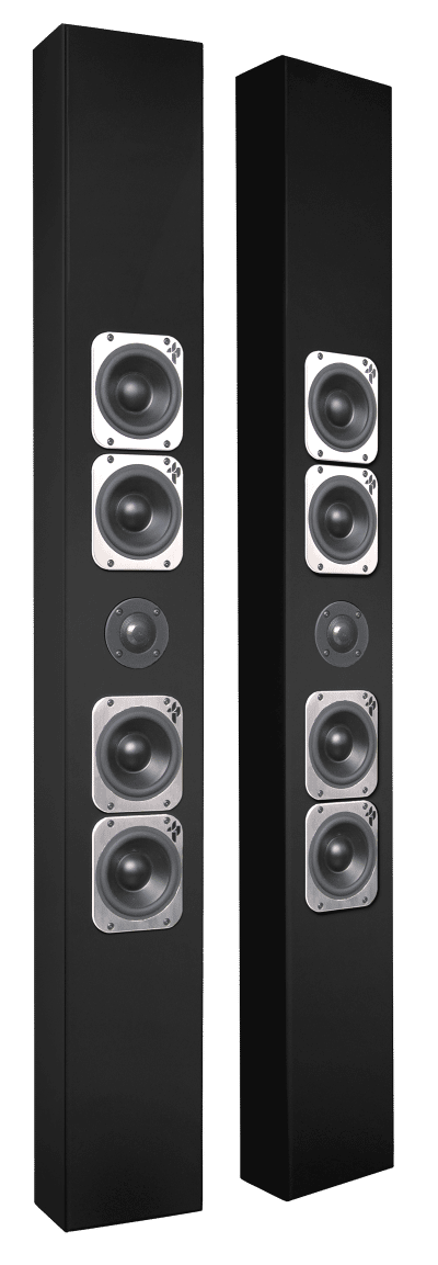 Totem Acoustic On-Wall Speaker Color Satin Black / Each (Tribe5)