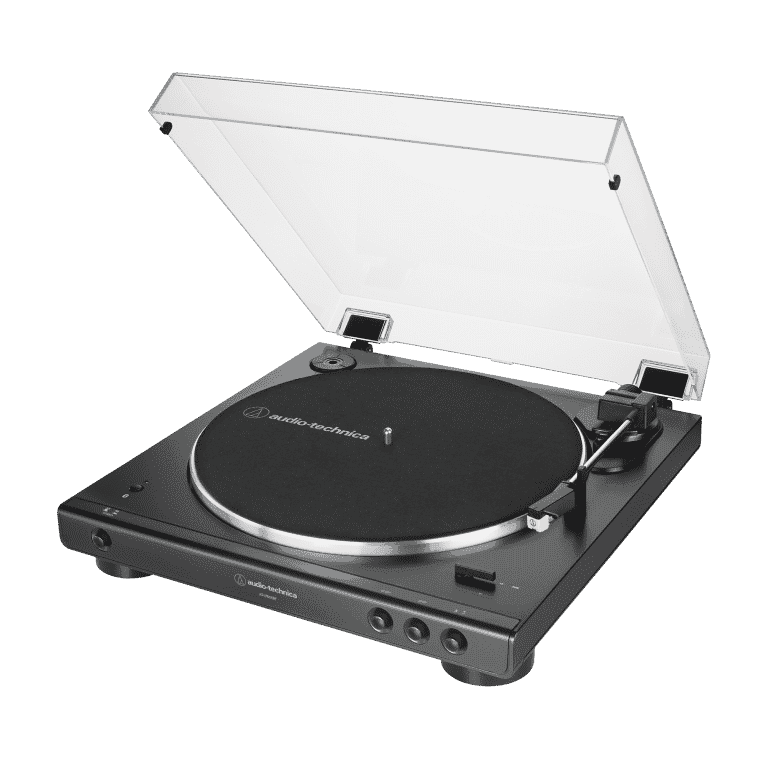 Audio-Technica AT-LP60XBT Tourne-disque Sans Fil Entièrement Automatique à Entraînement par Courroie Noir