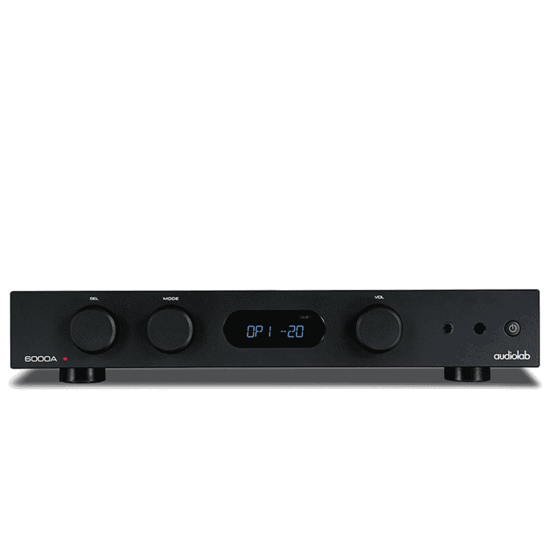 Audiolab 6000A Amplificateur Stéréo Intégré avec Bluetooth® et DAC Haute Performance (Noir)