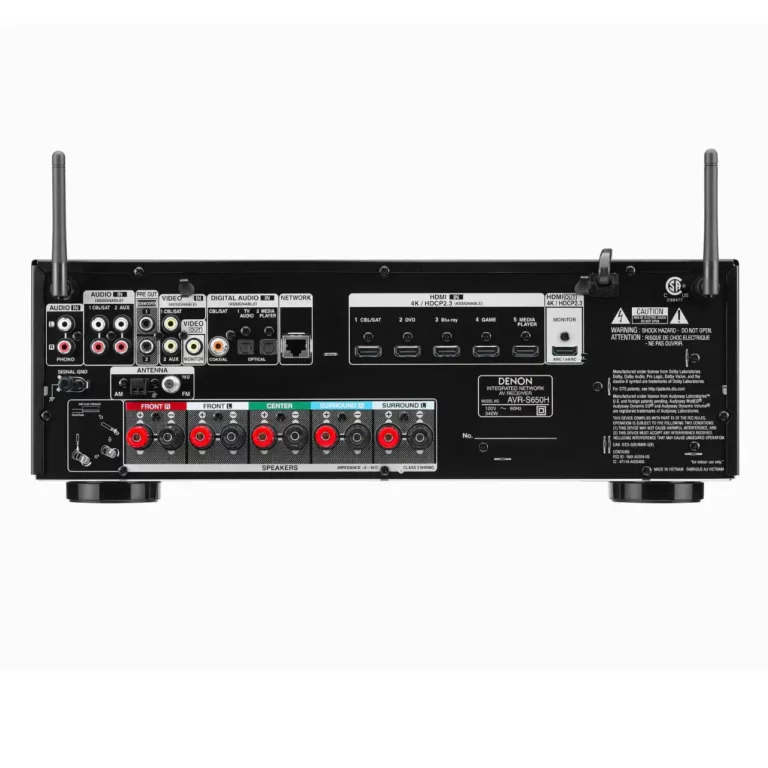 Denon 5.2 Ch. AV Receiver with Voice Control (AVR-S670H)