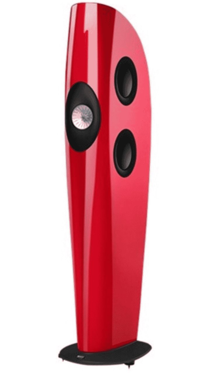 KEF Uni-Q Ultra Hi-Fi Floorstanding Tower Speakers Color Red (Blade Two)