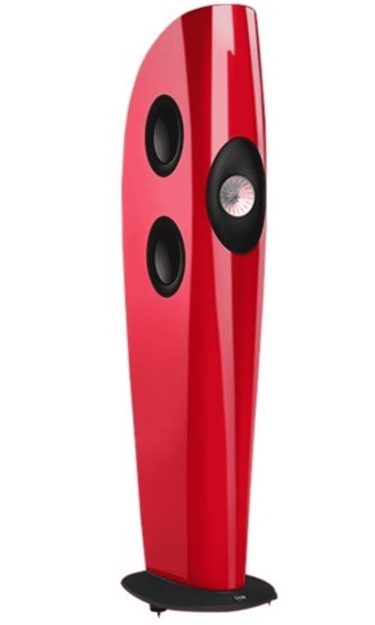 KEF Uni-Q Ultra Hi-Fi Floorstanding Tower Speakers Color Red (Blade Two)