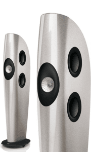 KEF Uni-Q Ultra Hi-Fi Floorstanding Tower Speakers Color Warm Metal Grey (Blade Two)