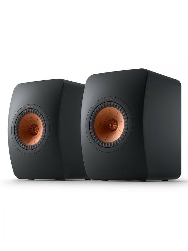 KEF Uni-Q® Haut-Parleurs Étagères Couleur Noir Carbone (LS50 Collection Meta)