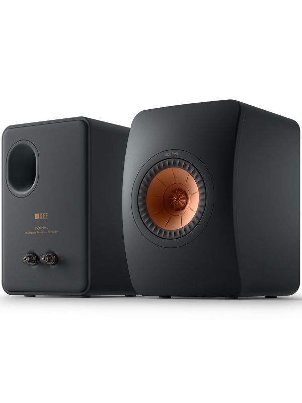 KEF Uni-Q® Haut-Parleurs Étagères Couleur Noir Carbone (LS50 Collection Meta)