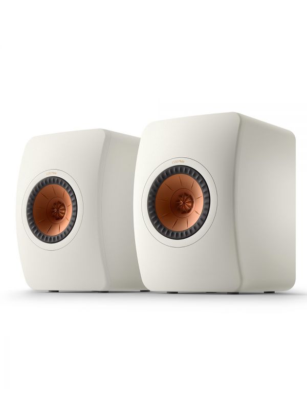 KEF Uni-Q® Haut-Parleurs Étagères Couleur Blanc Minéral (LS50 Collection Meta)