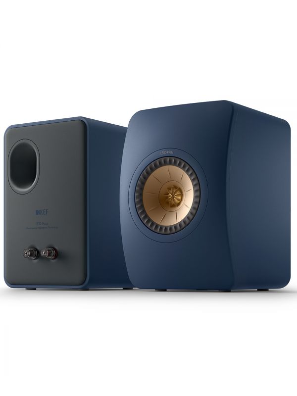 KEF LS50 Meta: Uni-Q Bookshelf Speakers Color Royal Blue