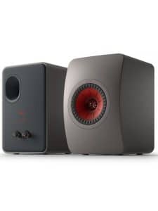 KEF Uni-Q® Haut-Parleurs Étagères Couleur Gris Titanium (LS50 Collection Meta)