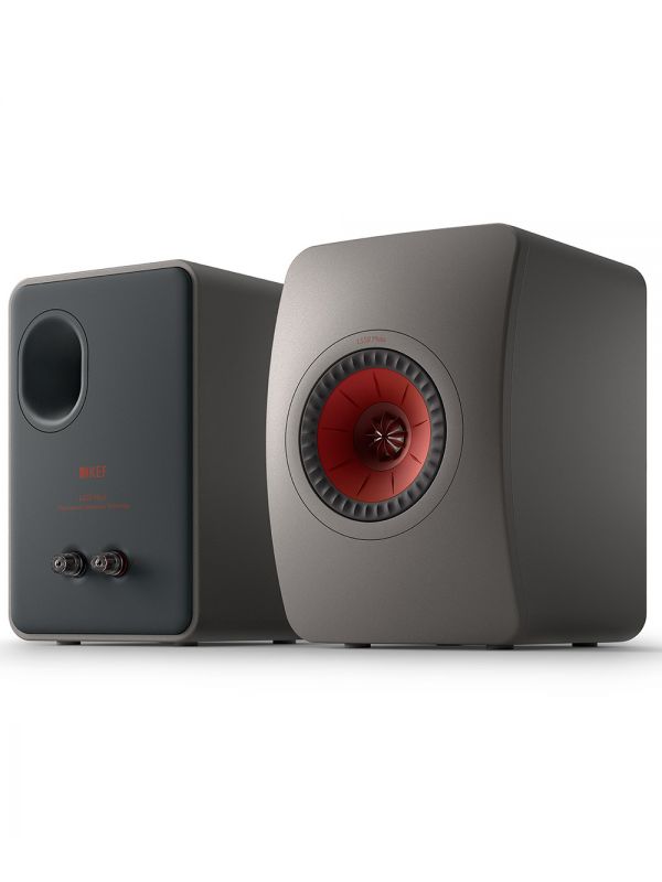 KEF Uni-Q Bookshelf Speakers Color Titanium Grey (LS50 Collection Meta)