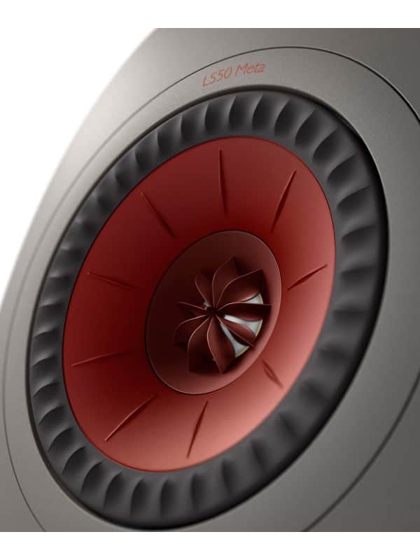 KEF Uni-Q Bookshelf Speakers Color Titanium Grey (LS50 Collection Meta)