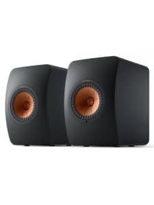 KEF Uni-Q® Powered Bookshelf Speakers Wireless Color Carbon Black (LS50 Collection Wireless II)