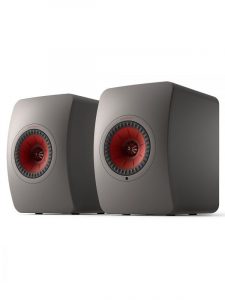 KEF Uni-Q® Haut-Parleurs Étagères Amplifiés Sans-Fil Couleur Gris Titanium (LS50 Collection Wireless II)