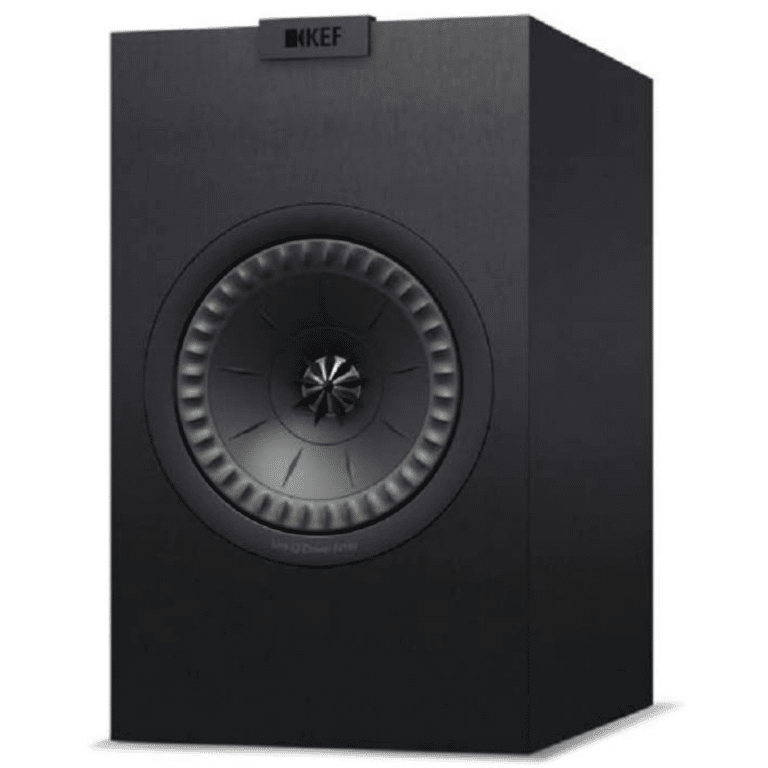 KEF Uni-Q® Haut-Parleurs Étagères Compactes Couleur Satin Noir (Q150)