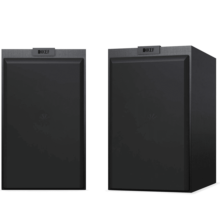 KEF Uni-Q® Haut-Parleurs Étagères Compactes Couleur Satin Noir (Q150)