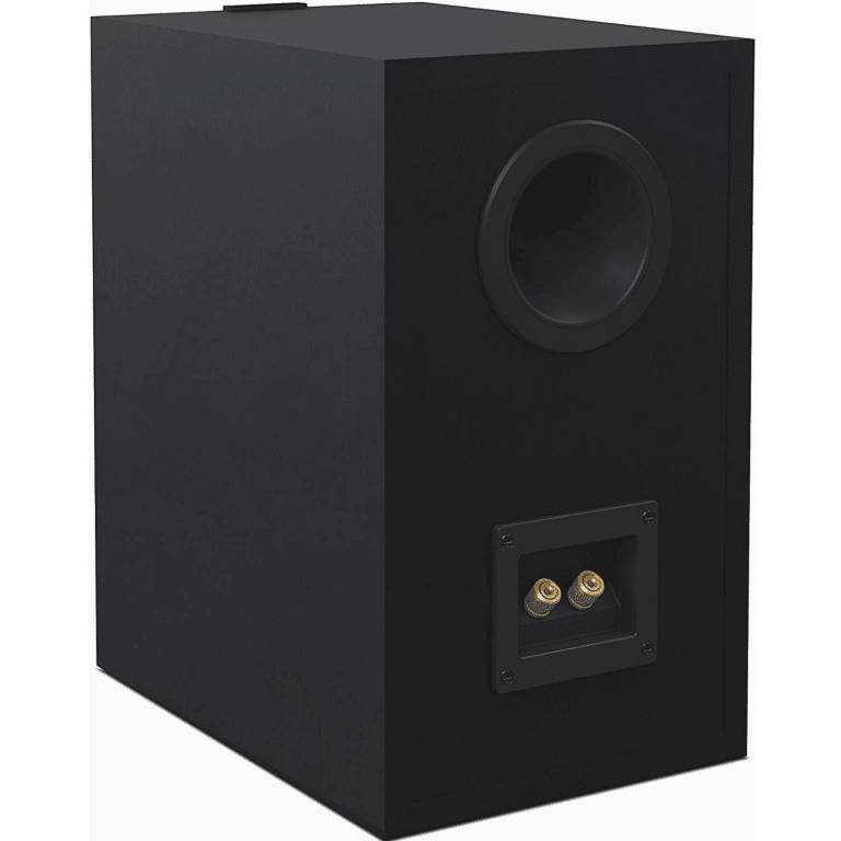 KEF Uni-Q® Haut-Parleurs Étagères Compactes Couleur Satin Noir (Q150)