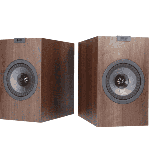 KEF Uni-Q Compact Bookshelf Speakers Color European Walnut (Q150)
