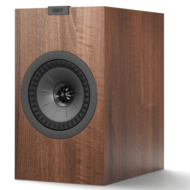 KEF Q350: Mid-Sized Bookshelf Speakers (Walnut)