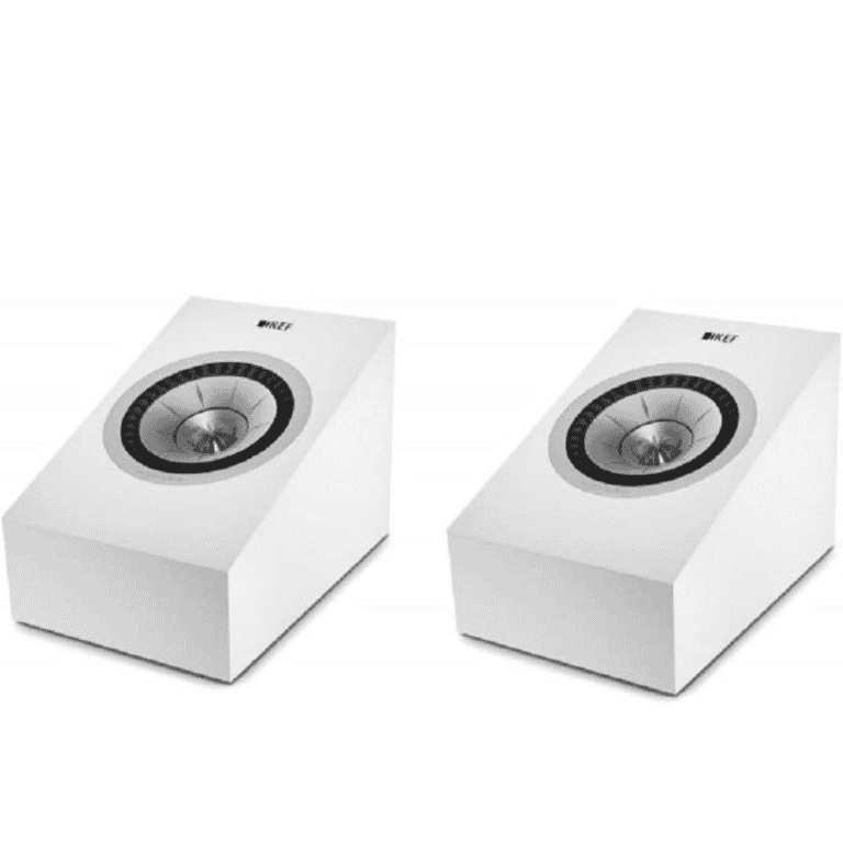 KEF Uni-Q® Haut-Parleurs Arrières / Surround Compactes + Dolby Atmos Couleur Satin Blanc (Q50A)