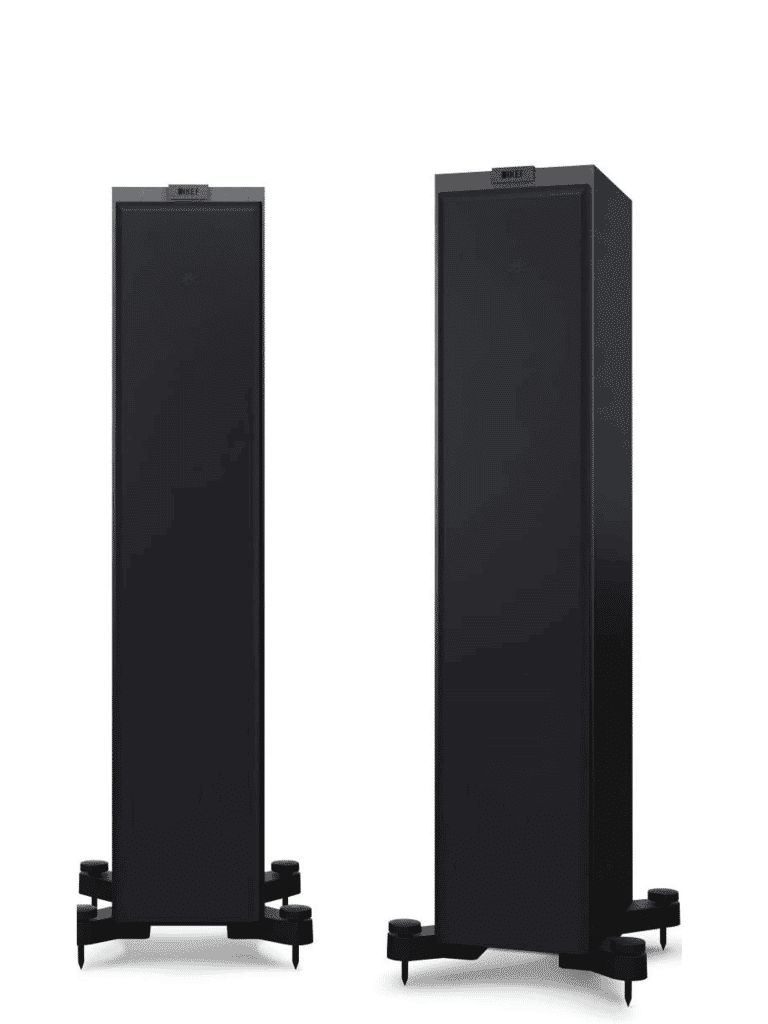 KEF Uni-Q® Compact Floorstanding Tower Speakers Colour Satin Black (Q550)