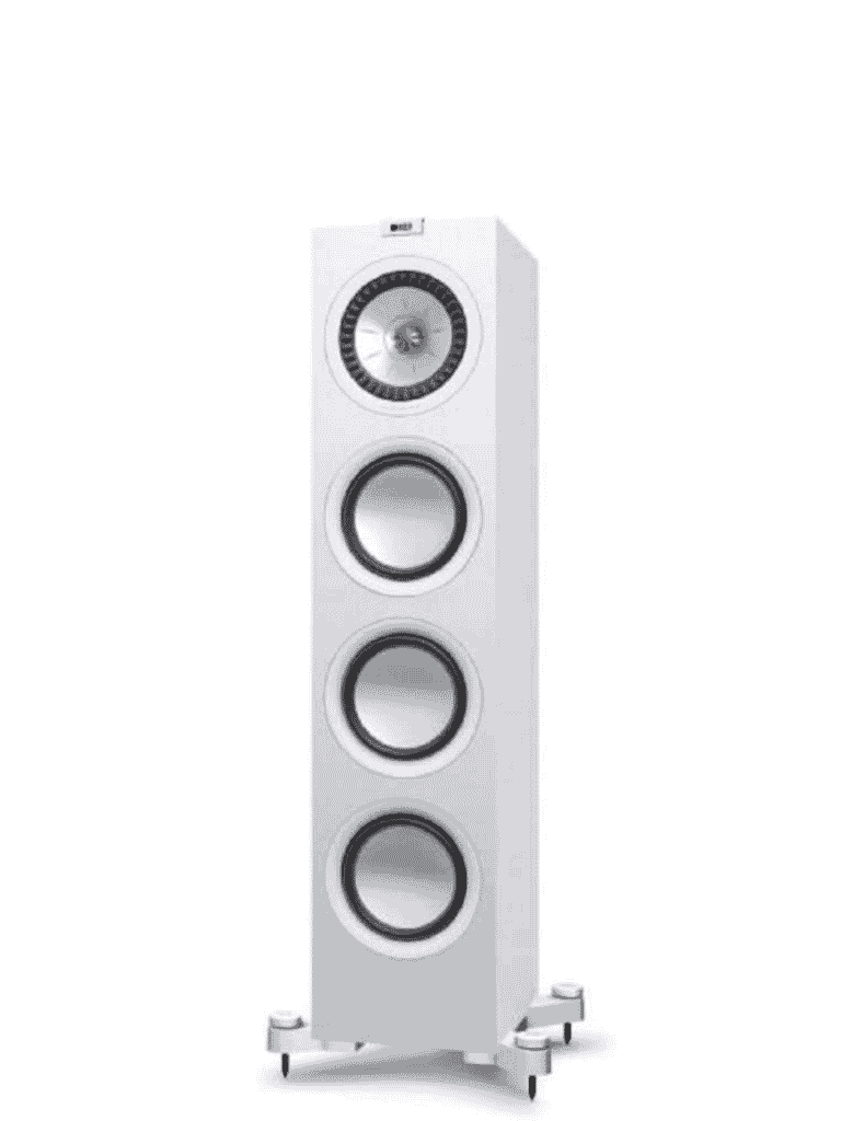 KEF Uni-Q® Compact Floorstanding Tower Speakers Colour Satin White (Q550)