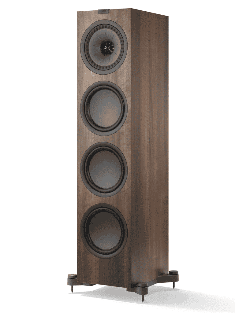 KEF Uni-Q® Haut-Parleurs Colonnes / Tours + Basses à Long Débattement Couleur Noyer Européan (Q950)